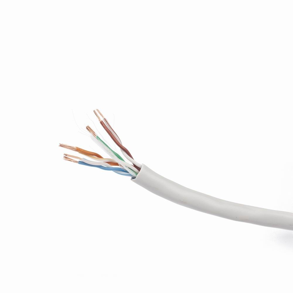 Kabel sieciowy UTP skrętka, Linka 100 m kat. 5E CCA Szary Gembird