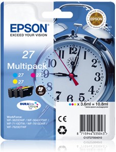 Tusze Epson 27 T2705 Multipack C/M/Y