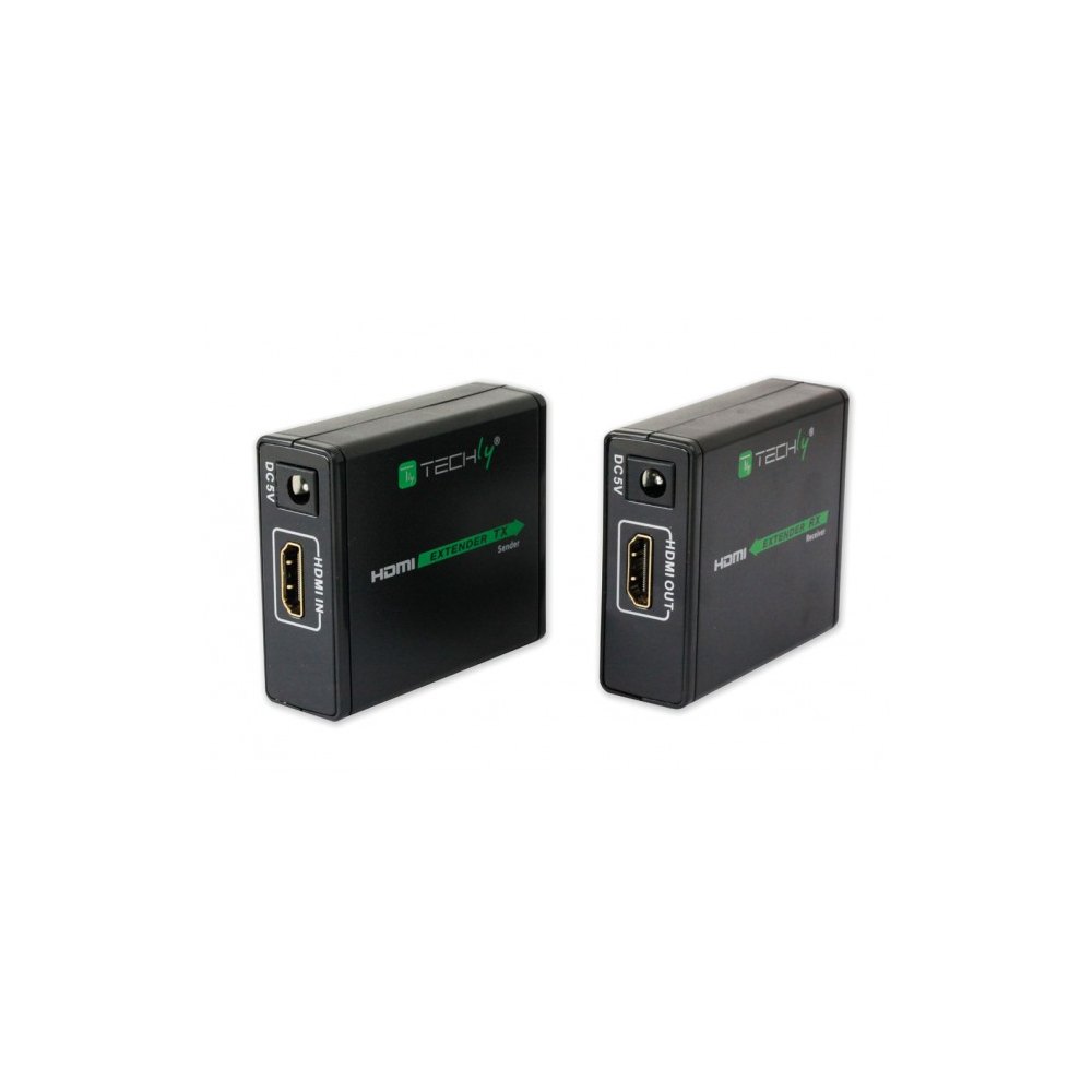 Extender HDMI po skrętce kat6/6a/7 do 60m Full HD 3D Techly - obrazek 2