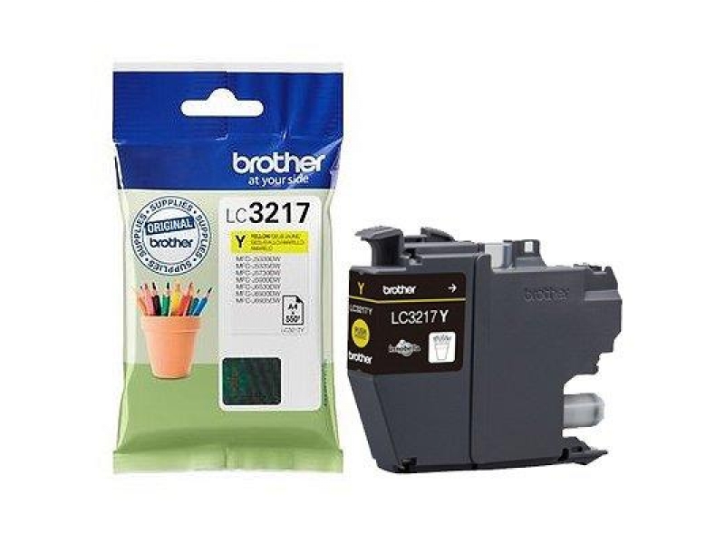 Tusz Brother LC3217Y Yellow 550 str.