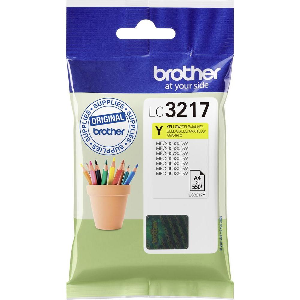 Tusz Brother LC3217Y Yellow 550 str. - obrazek 2