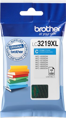 Tusz Brother LC3219XLC Cyan 1500 str. - obrazek 2