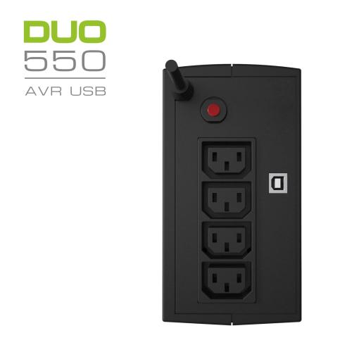 Zasilacz awaryjny UPS - Ever Duo 550 AVR USB - obrazek 2