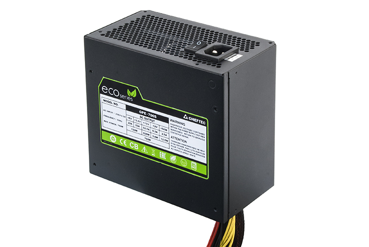 Zasilacz ATX 700W Chieftec Eco - obrazek 2