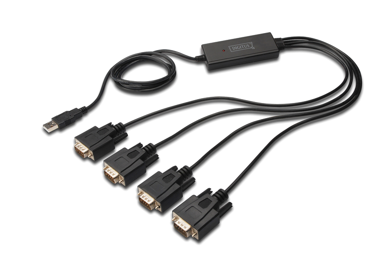 Adapter USB na 4 x RS232 Digitus