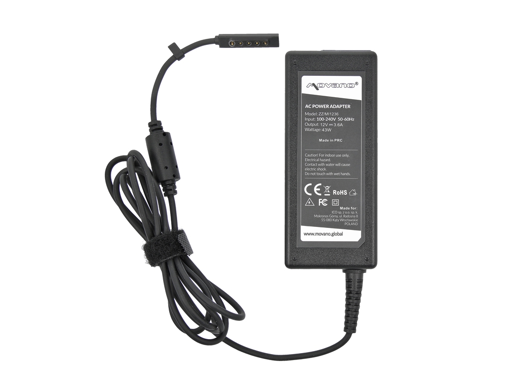 Zasilacz sieciowy do tabletu Microsoft Surface 12V 43W - obrazek 3