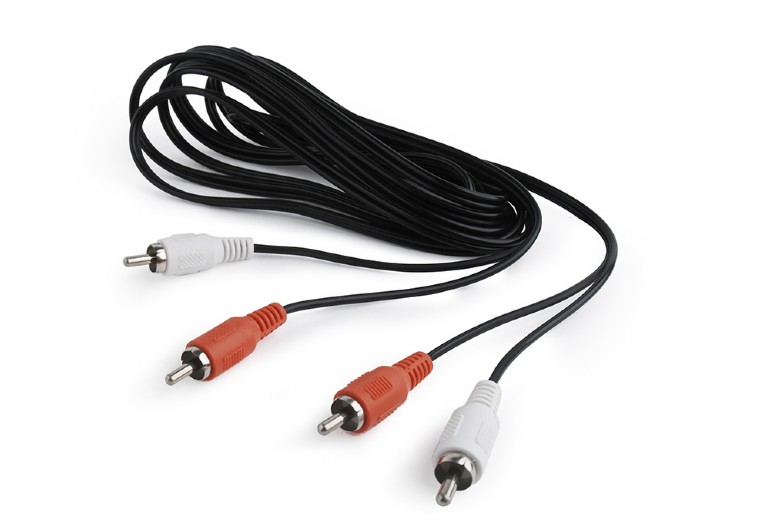 Kabel Audio podwójny Cinch (RCA) na podwójny Cinch (RCA) 2.5m Gembird