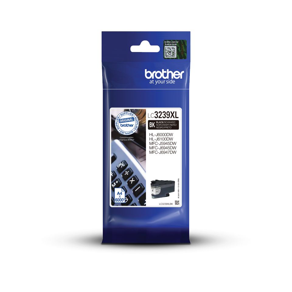 Tusz Brother LC3239XLBK Black 6000 str. - obrazek 3