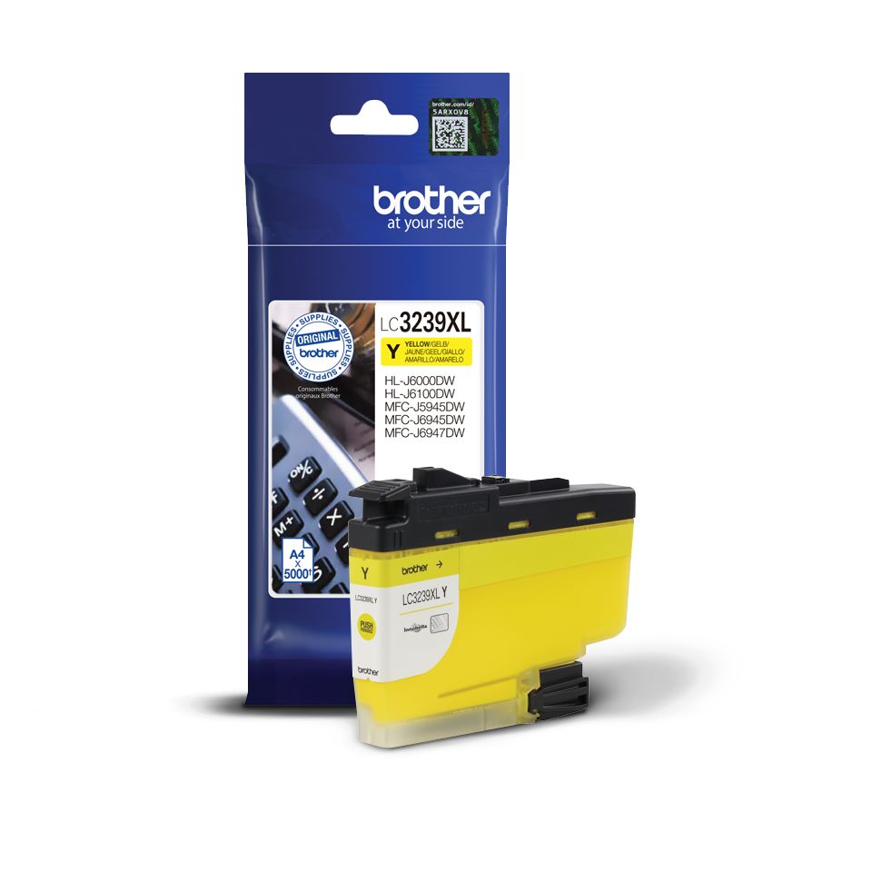 Tusz Brother LC3239XLY Yellow 5000 str.