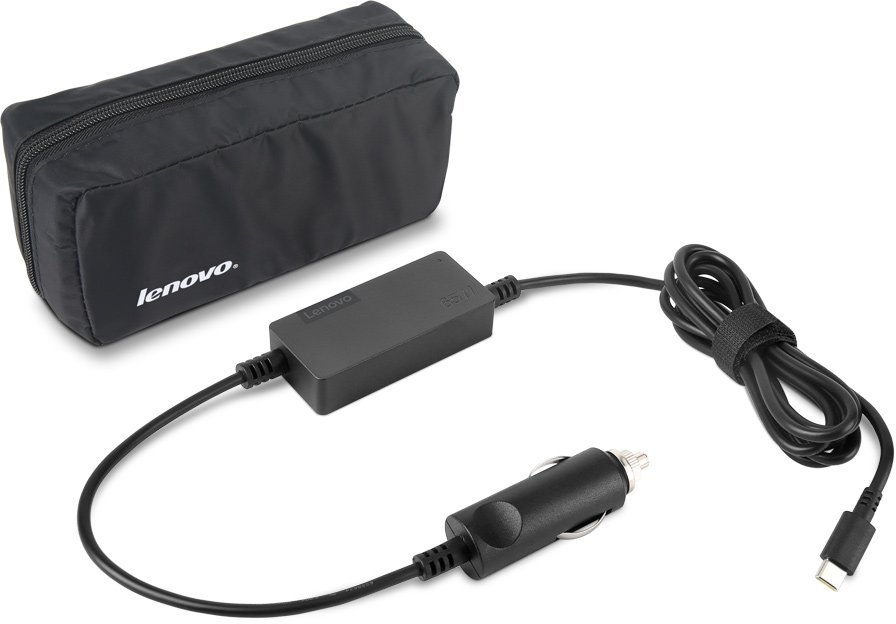 Zasilacz samochodowy do laptopa Lenovo 65W USB Type-C