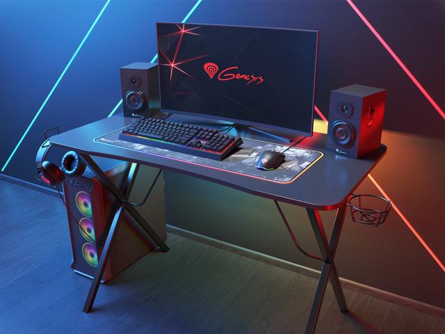 Biurko gamingowe Genesis Holm 200 RGB - obrazek 4