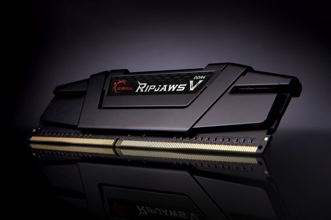 DIMM PC-3200 DDR4 16GB G.SKILL RipjawsV Black **2 x 8GB** - obrazek 5