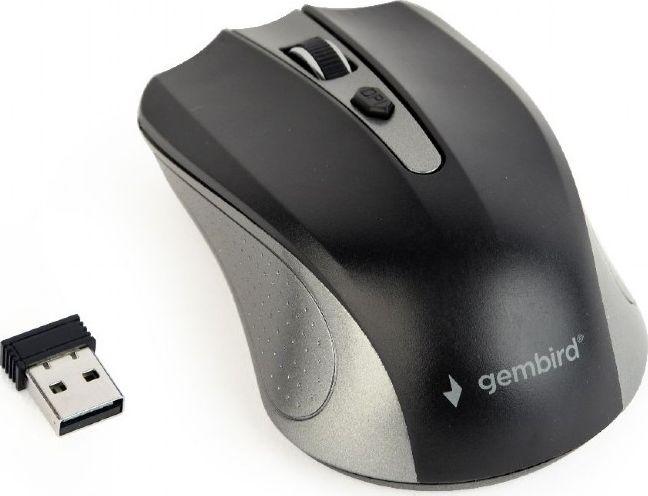 Mysz bezprzewodowa Gembird MUSW-4B-04-GB Szaro - czarna
