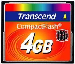 - karta pamieci CF 4GB Transcend High Speed 133x