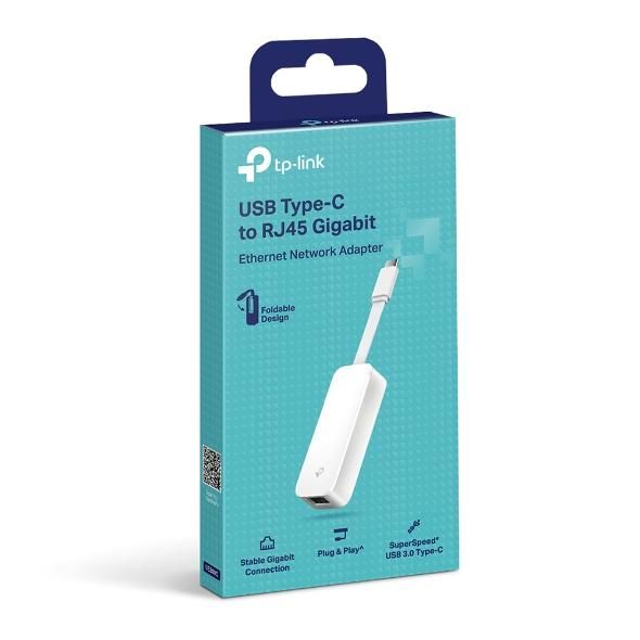 Karta sieciowa USB-C LAN Gigabit Ethernet 10/100/1000 Mb/s RJ45 TP-Link UE300C - obrazek 4