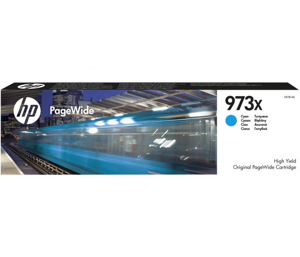 Tusz HP 973X F6T81AE Cyan 7000 str.