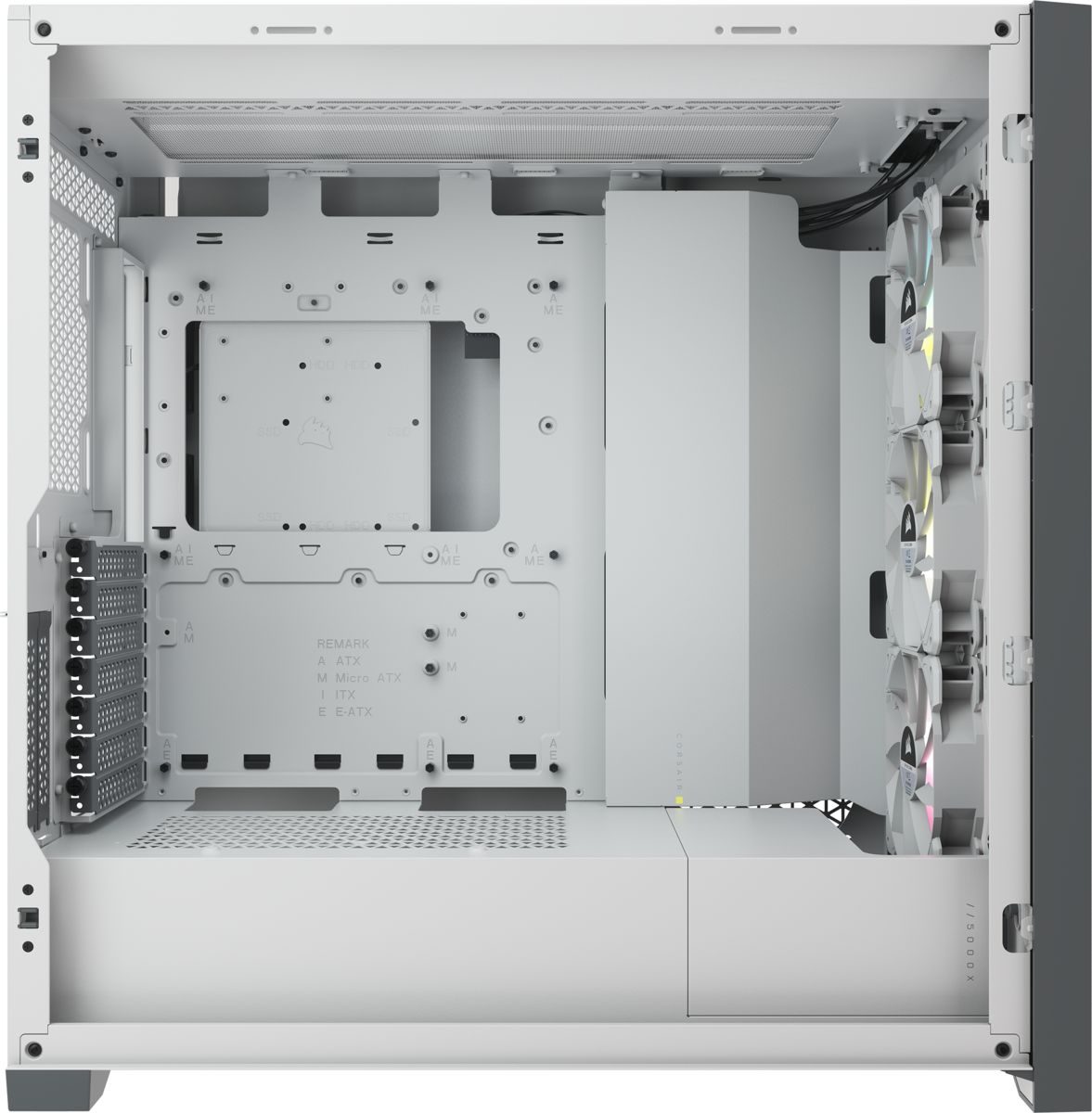 Obudowa Corsair iCUE 5000X RGB TG Biała - obrazek 5