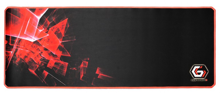 Podkładka pod mysz Gembird Gamepro XL 900 x 350 mm Czarno - czerwona