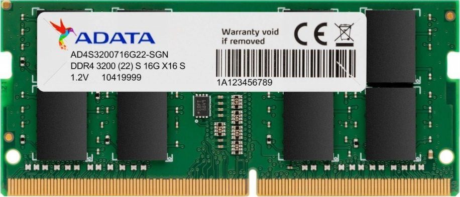 SODIMM PC-3200 DDR4 32GB CL22 Adata Premier