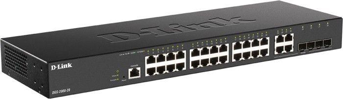 Switch D-Link DGS-2000-28 24x10/100/1000 MB/s Smart PoE 4xSFP - obrazek 3