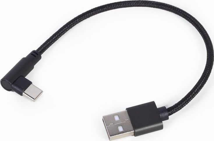 Kabel USB Type-C na USB-A 0.2 m Kątowy Gembird