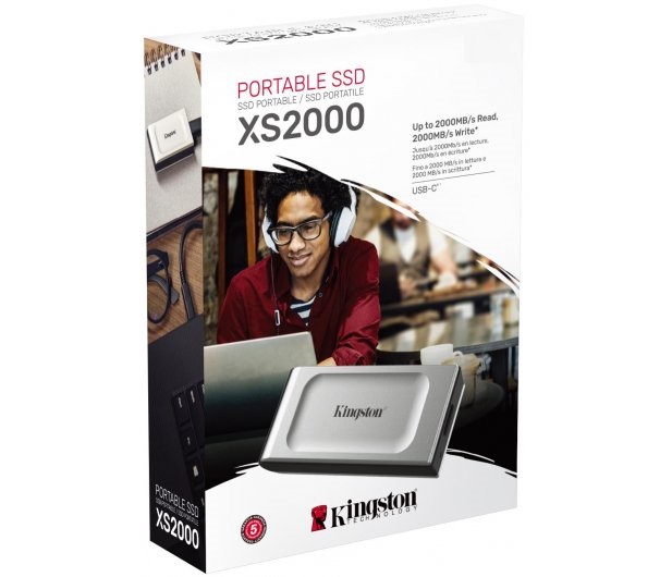 SSD USB 3.2 Type-C 1TB Kingston XS2000 - obrazek 2