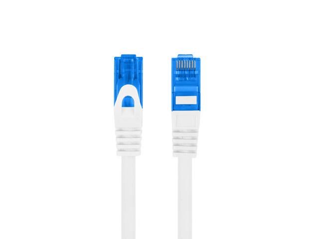 Kabel RJ45/RJ45 0.25 m Patchcord Kategoria 6a Biały Lanberg S/FTP - obrazek 2