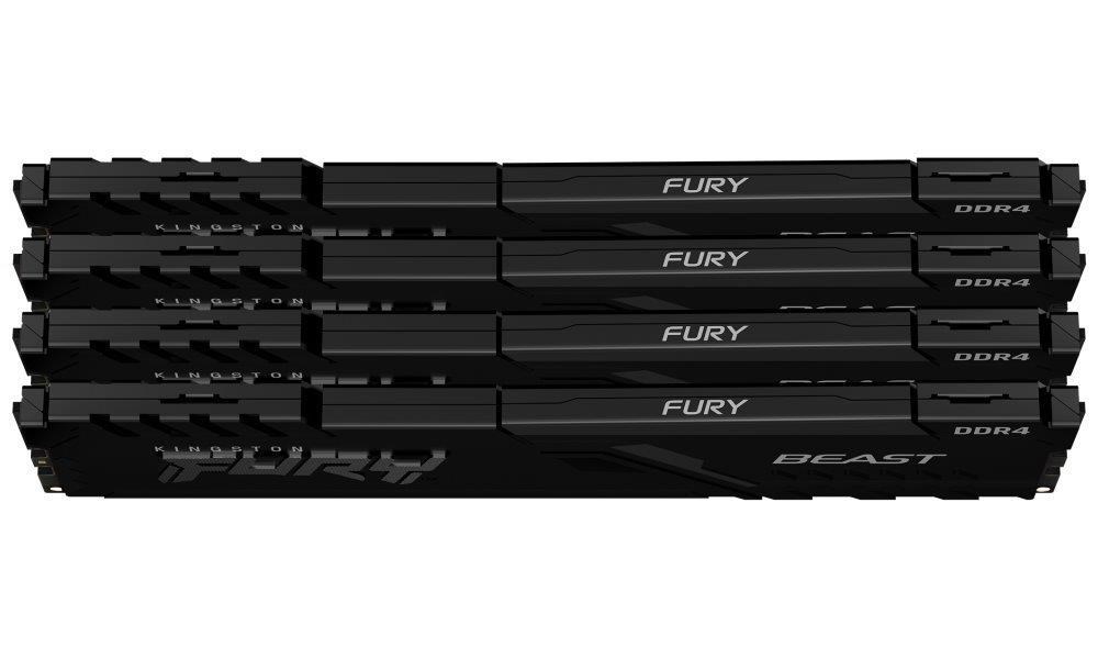 DIMM PC-3200 DDR4 128GB Kingston KF432C16BBK4/128 Fury Beast **4 x 32GB** - obrazek 2