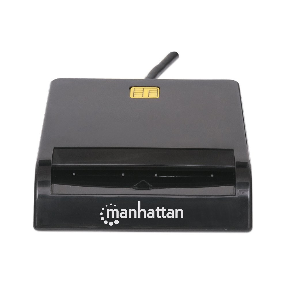 Czytnik kart Smart Card USB Manhattan Czarny - obrazek 3