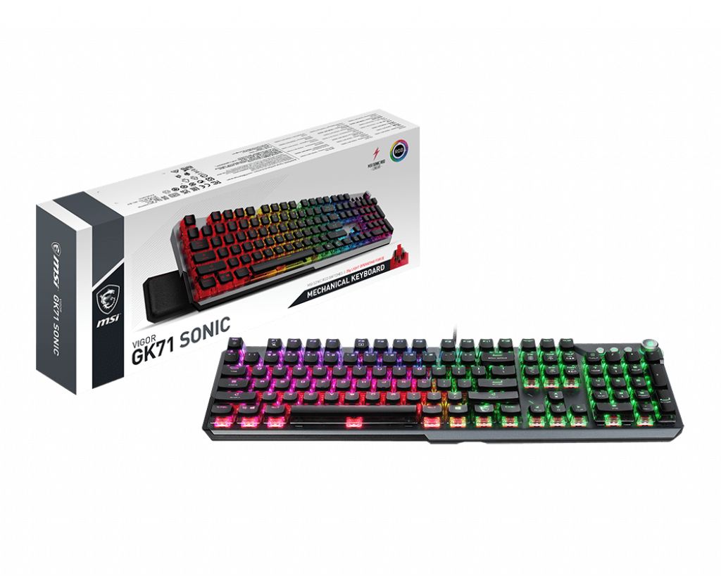 Klawiatura MSI Vigor GK71 Sonic Red - obrazek 5
