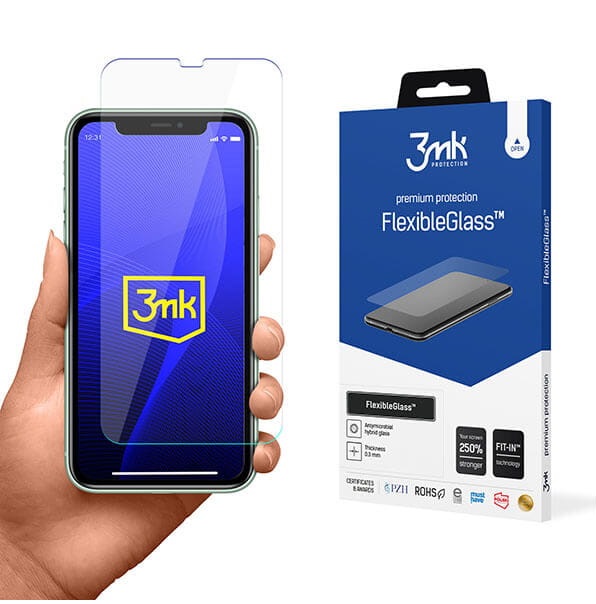 Szkło ochronne do iPhone 11 3MK FlexibleGlass