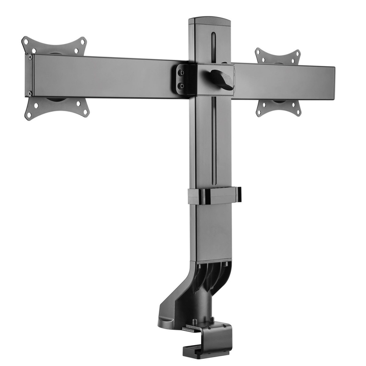 Uchwyt do mocowania LCD 17" - 27" - 14 Kg - 2 monitory - Biurkowy; obrotowy Maclean - obrazek 3