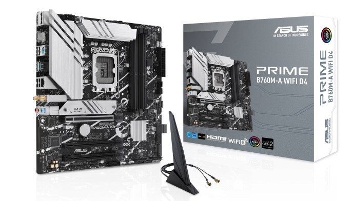 Płyta Socket LGA1700 Asus PRIME B760M-A WIFI D4