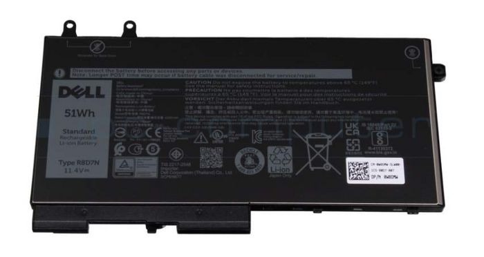 Bateria do laptopa Dell 51WHR, 3 Cell, Lithium Ion