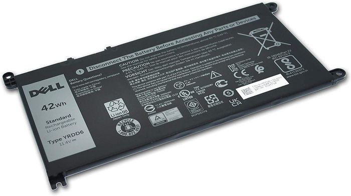 Bateria do laptopa Dell 42 WHR, 3 Cell, Lithium Ion