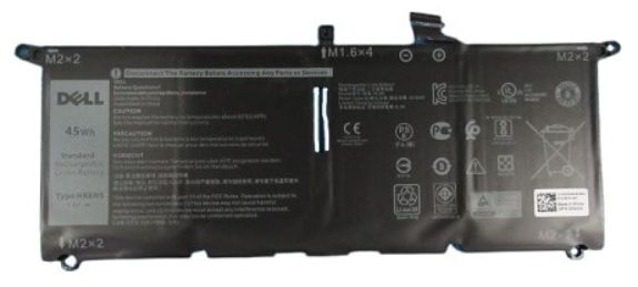 Bateria do laptopa Dell 45WHR, 4 Cell, Lithium Ion