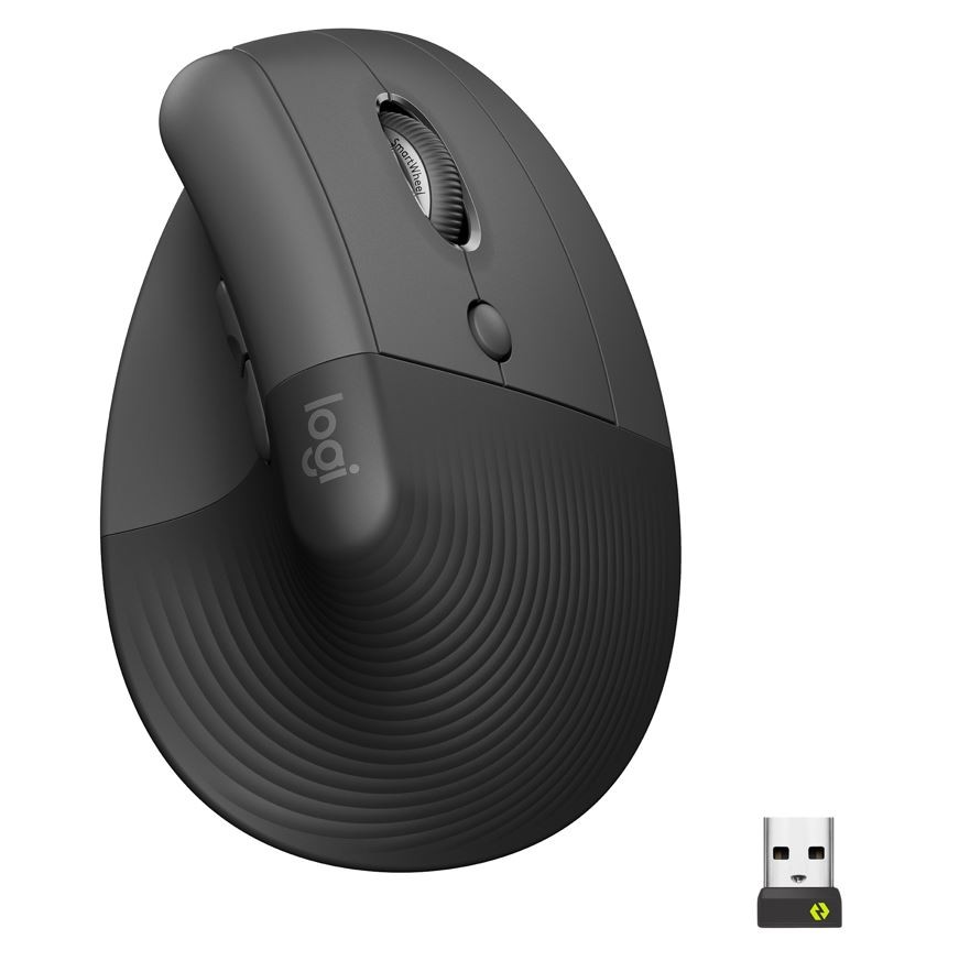 Mysz bezprzewodowa Logitech Lift Vertical for Business Grafitowa