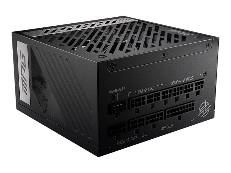 Zasilacz ATX 1000W MSI MPG A1000G PCIE5 Modularny 80 Plus Gold