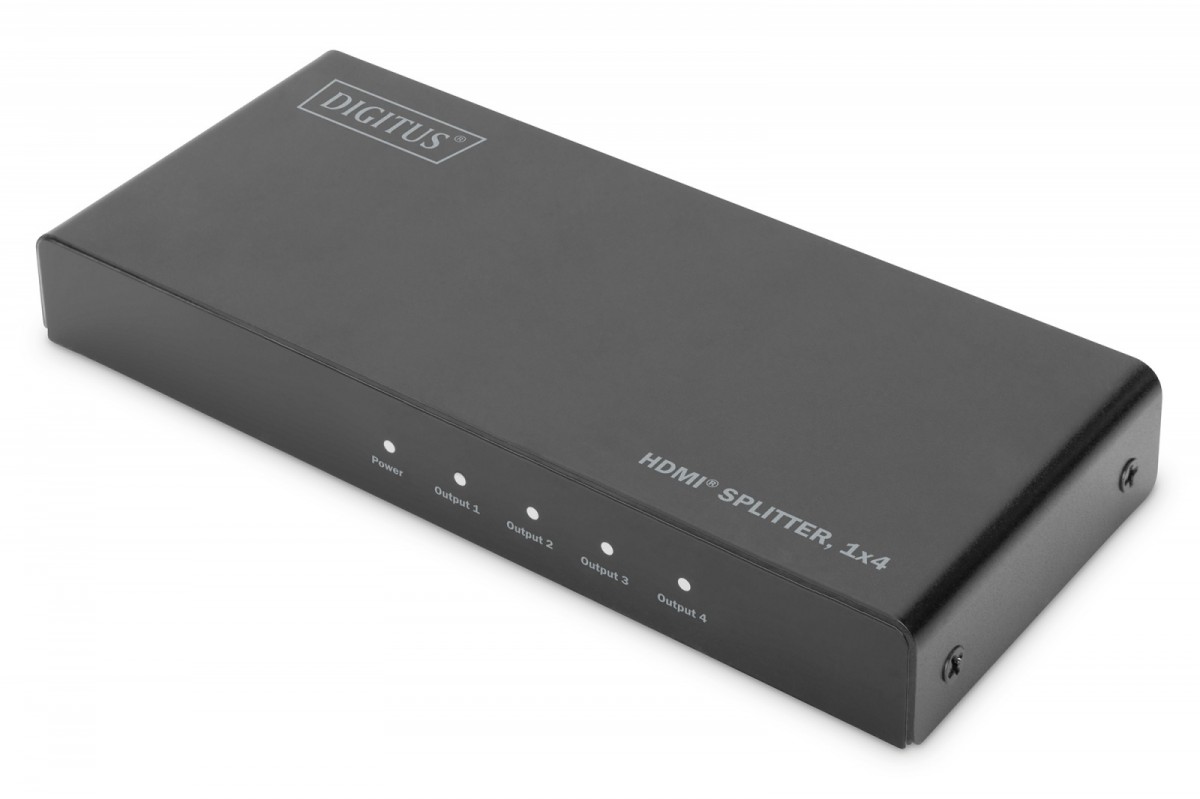 Splitter HDMI 1 Nadajnik -> 4 Odbiorniki 4K  Digitus
