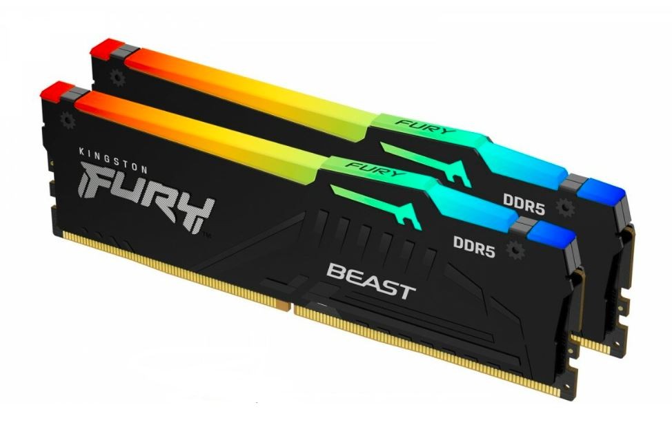 DIMM PC-6000 DDR5 96GB Kingston KF560C32RSAK2-96 Fury Renegade RGB **2 x 48GB**