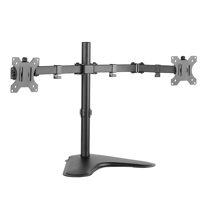 Uchwyt do mocowania LCD 13" - 32" - 8 Kg - 2 monitory - Biurkowy; obrotowy; dwuramienny LogiLink