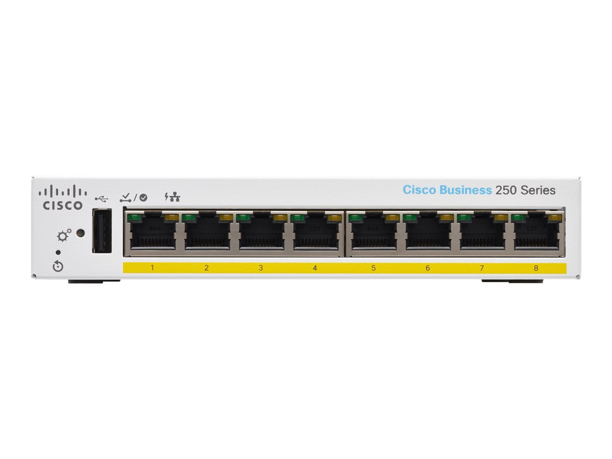 Switch Cisco CBS250-8PP-D Smart 8-port Gigabit Partial PoE - obrazek 2