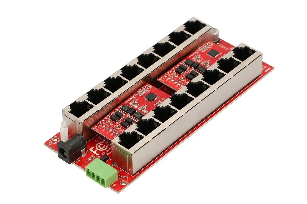 PoE Injector 8 x 1000Mb/s RJ45 Extralink - obrazek 4