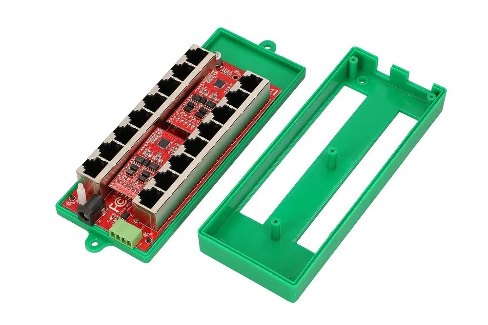 PoE Injector 8 x 1000Mb/s RJ45 Extralink - obrazek 2
