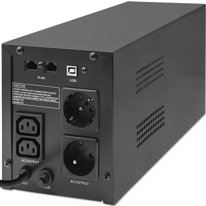 Zasilacz awaryjny UPS - Qoltec Monolith 1500VA - obrazek 2