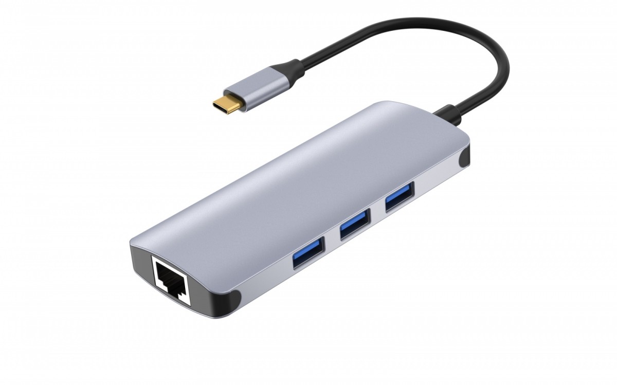 Stacja dokująca do laptopa USB Type-C 4K 1x HDMI 1x Ethernet 3x USB 3.0 1 1x USB-C PD 100W iBOX