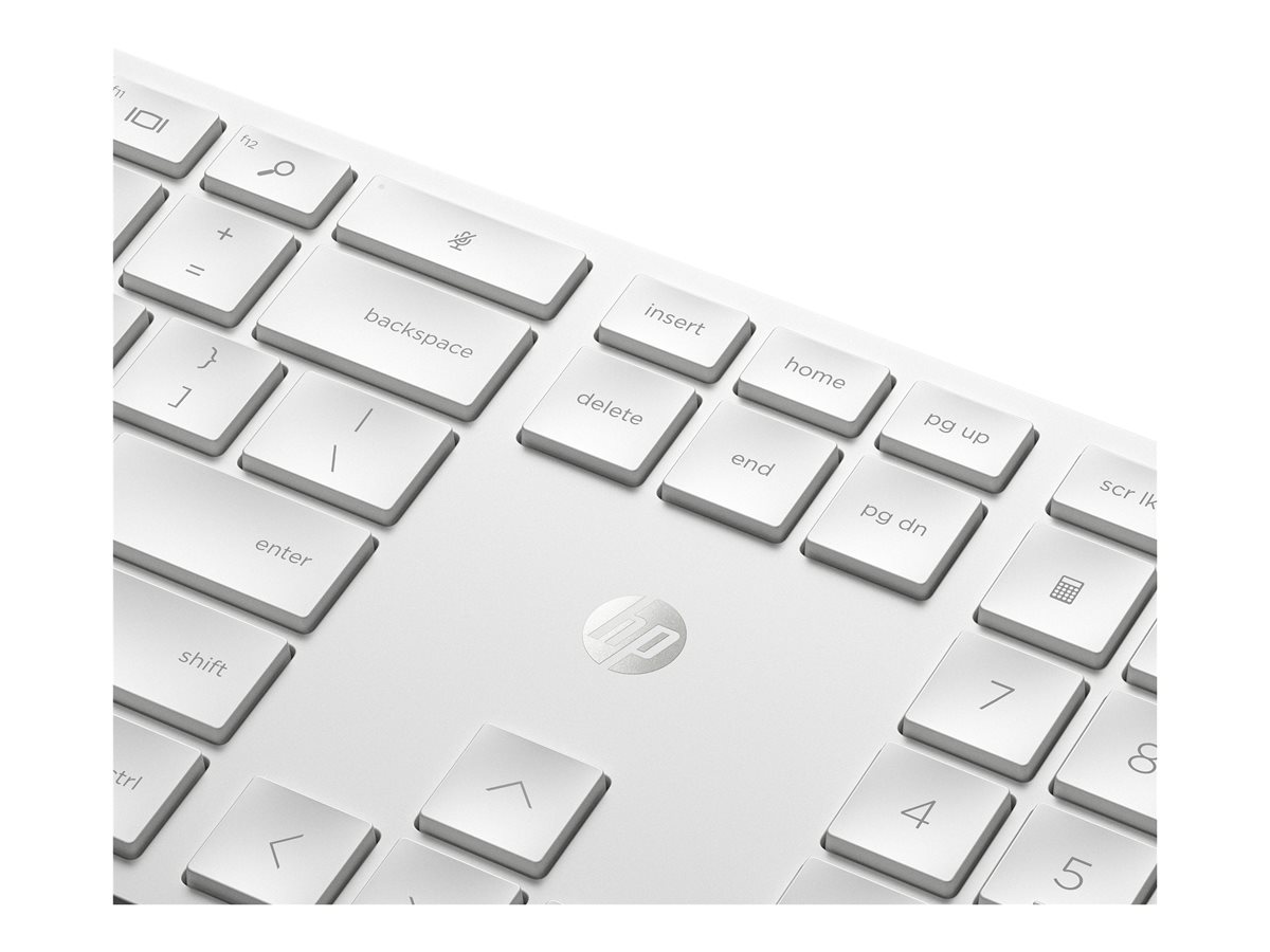 Zestaw bezprzewodowy klawiatura + mysz HP 600 Biały - obrazek 2