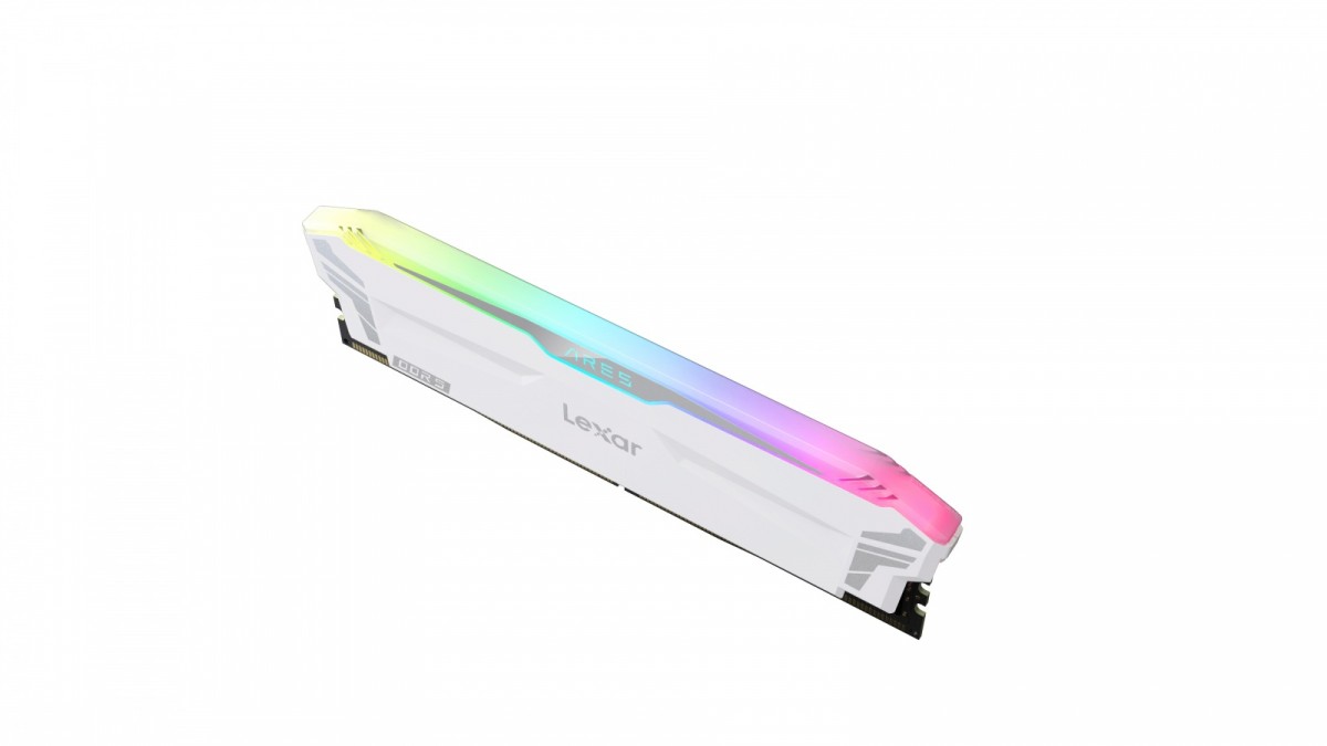 DIMM PC-6400 DDR5 32GB Lexar Ares RGB Gaming White **2 x 16GB** - obrazek 5