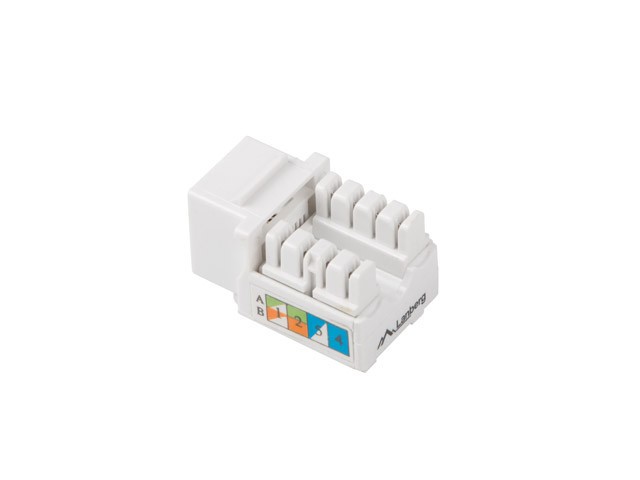 Moduł Keystone RJ45 Cat 5 UTP 90st Lanberg - obrazek 2