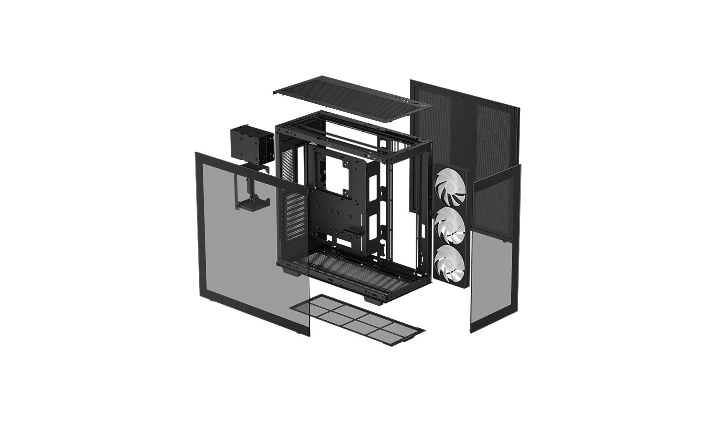 Obudowa DeepCool CH780 Black - obrazek 5